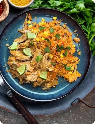 Pulled Pork med meksikansk ris